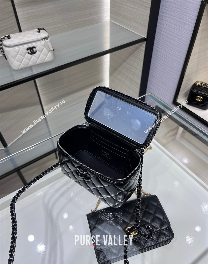 Chanel Lambskin Clutch with Chain AP3905 All Black 2024 (yezi-240517100)