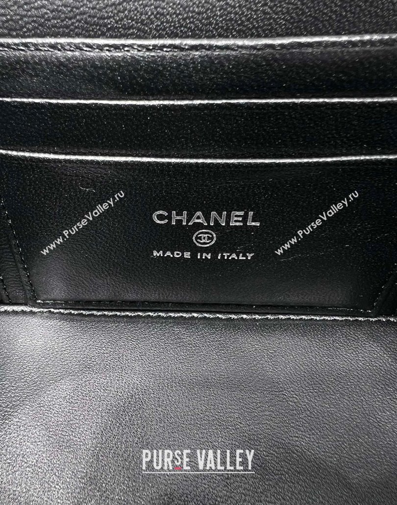 Chanel Lambskin Clutch with Chain AP3905 All Black 2024 (yezi-240517100)