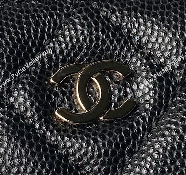 Chanel Grained Calfskin Clutch with Chain AP4000 Black 2024 (yezi-240517046)