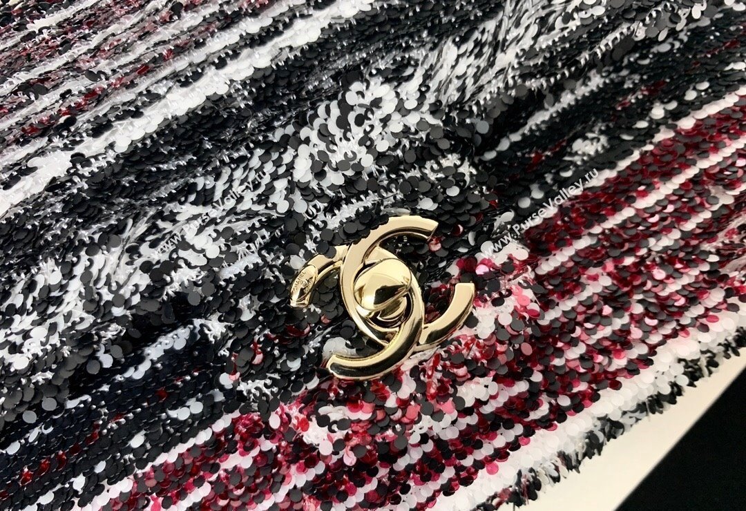 Chanel Sequins Small Flap Bag AS4561 Red 2024 (yezi-240517138)