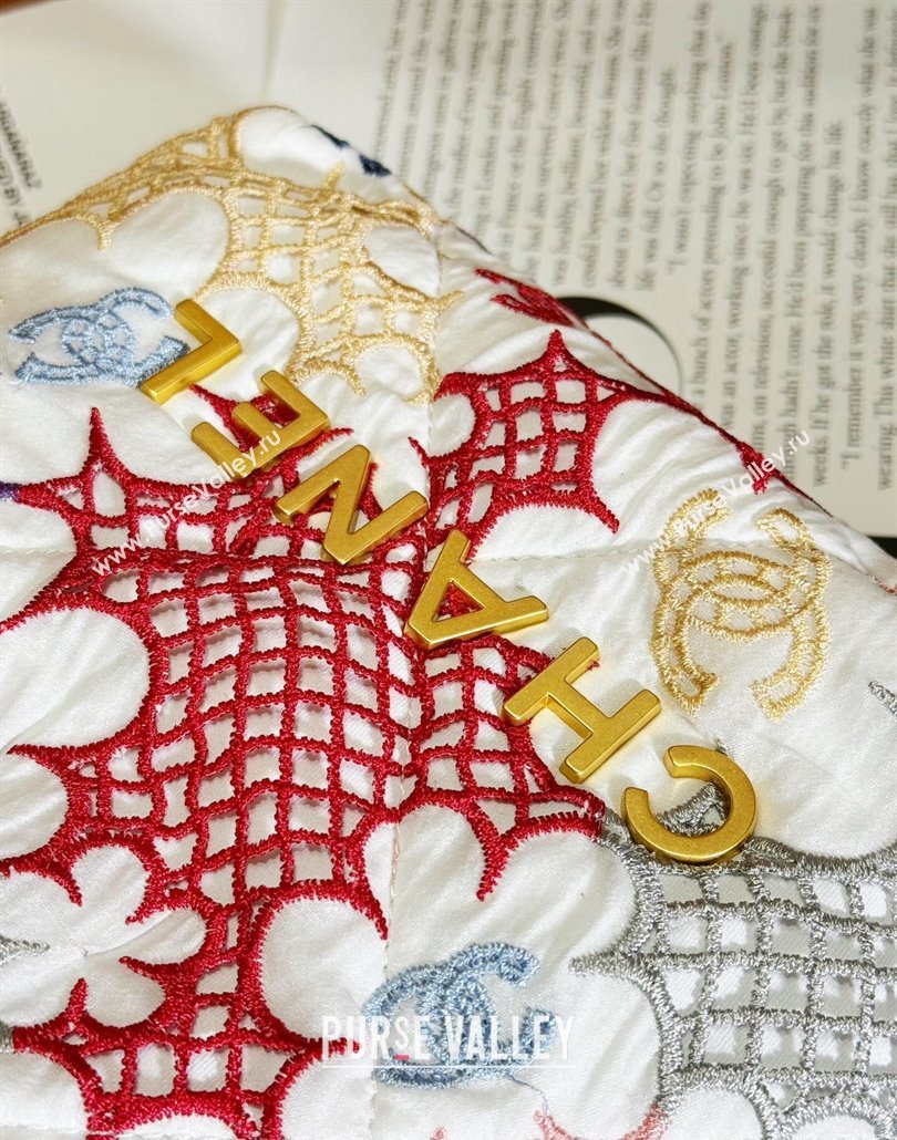 Chanel 22 Lace Patchwork Mini Shopping Bag AS3980 Multicolor 2024 (yezi-240518013)