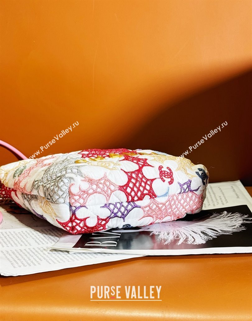 Chanel 22 Lace Patchwork Mini Shopping Bag AS3980 Multicolor 2024 (yezi-240518013)