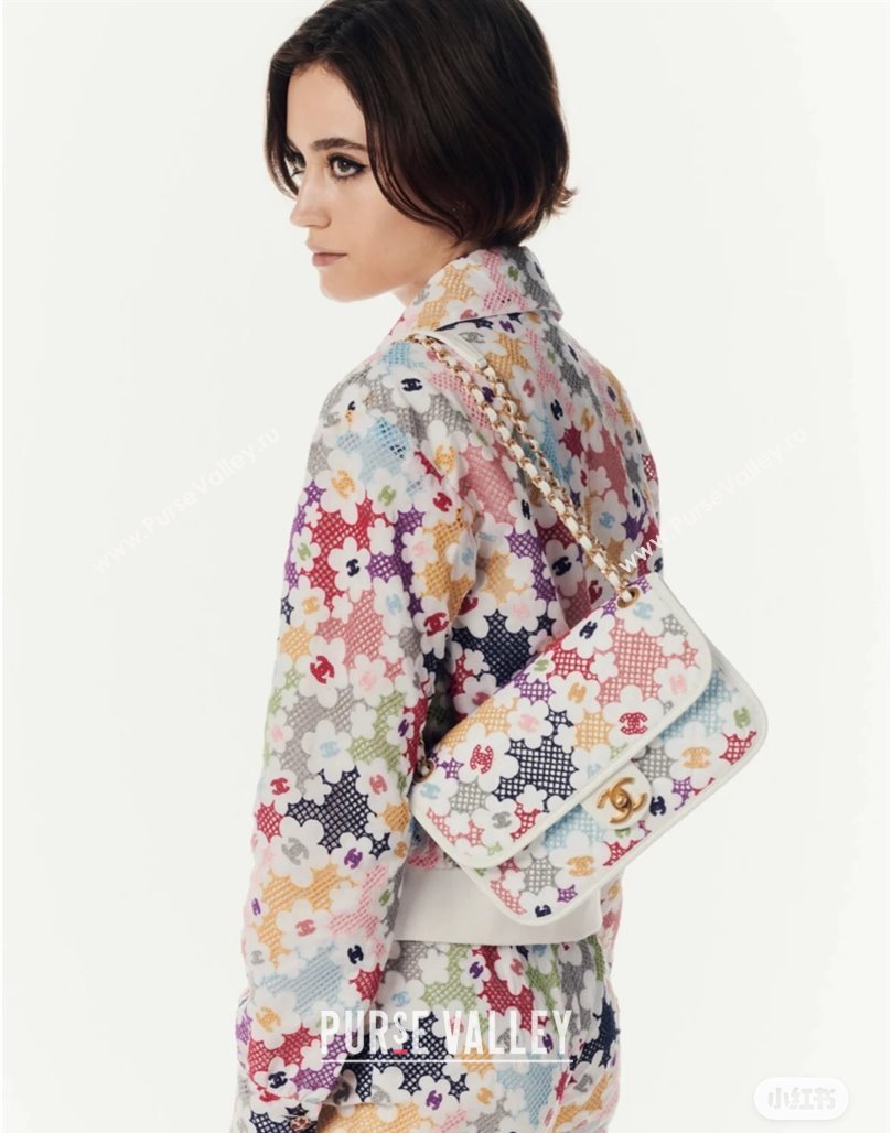 Chanel 22 Lace Patchwork Mini Flap Bag Multicolor 2024 (yezi-240518015)