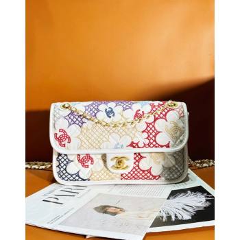Chanel 22 Lace Patchwork Mini Flap Bag Multicolor 2024 (yezi-240518015)