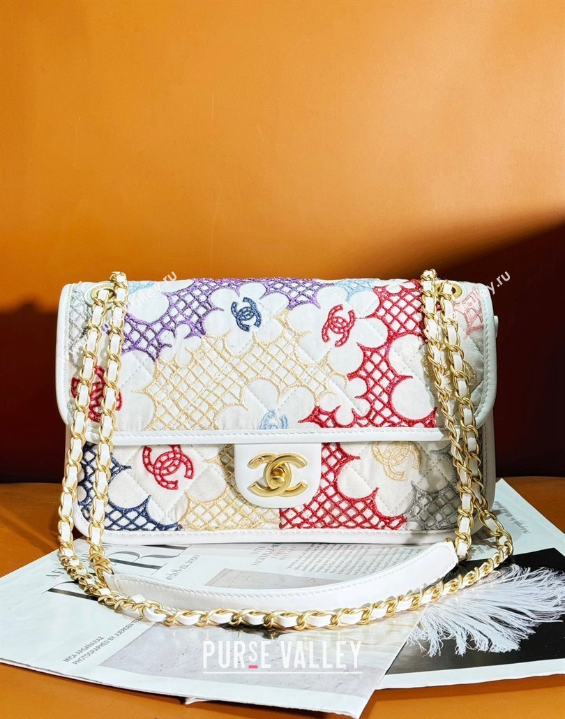 Chanel 22 Lace Patchwork Mini Flap Bag Multicolor 2024 (yezi-240518015)