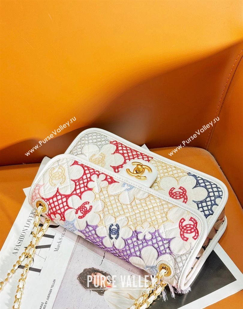 Chanel 22 Lace Patchwork Mini Flap Bag Multicolor 2024 (yezi-240518015)