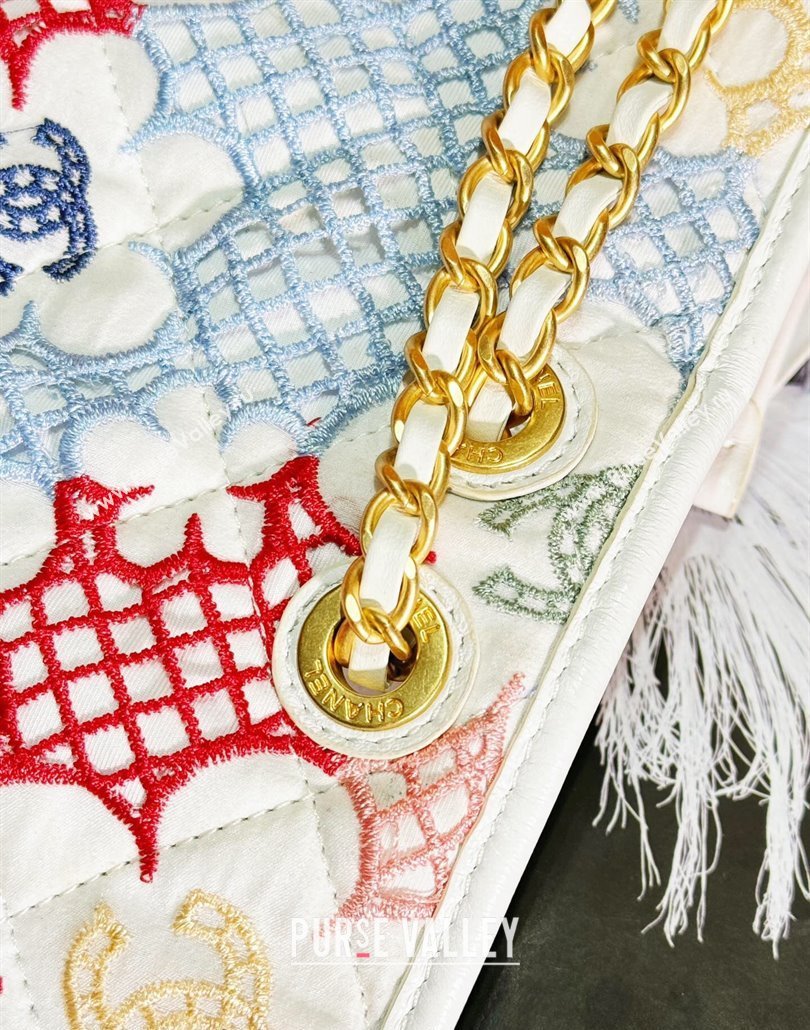 Chanel 22 Lace Patchwork Mini Flap Bag Multicolor 2024 (yezi-240518015)