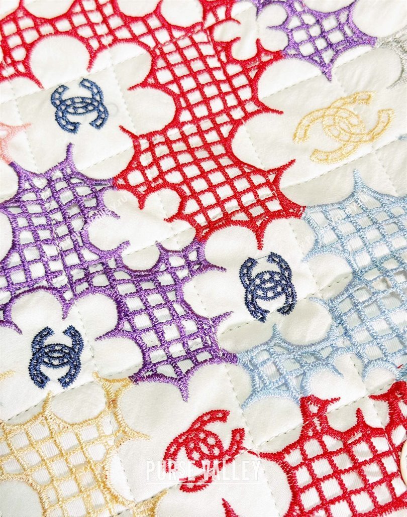 Chanel 22 Lace Patchwork Mini Flap Bag Multicolor 2024 (yezi-240518015)