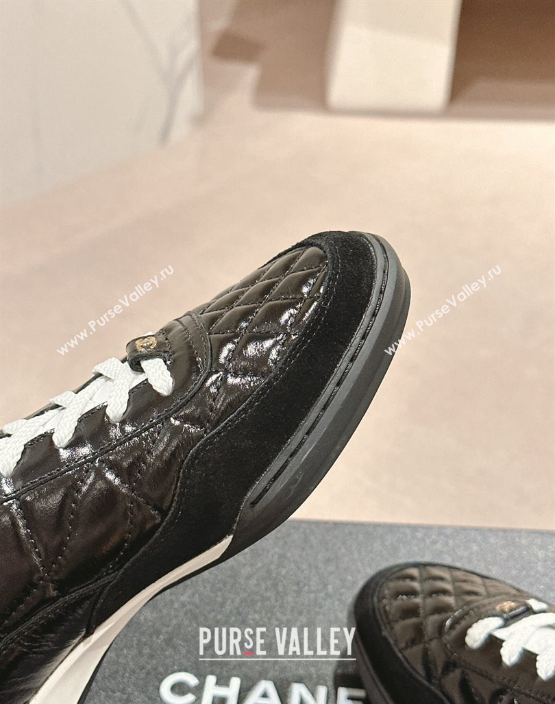 Chanel Quilted Calfskin Sneakers G45335 Black 2024 (MD-240603043)