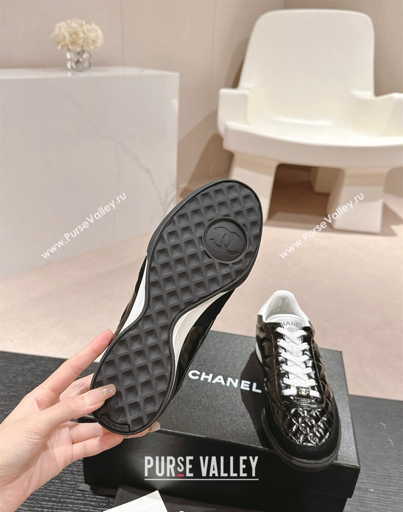 Chanel Quilted Calfskin Sneakers G45335 Black 2024 (MD-240603043)