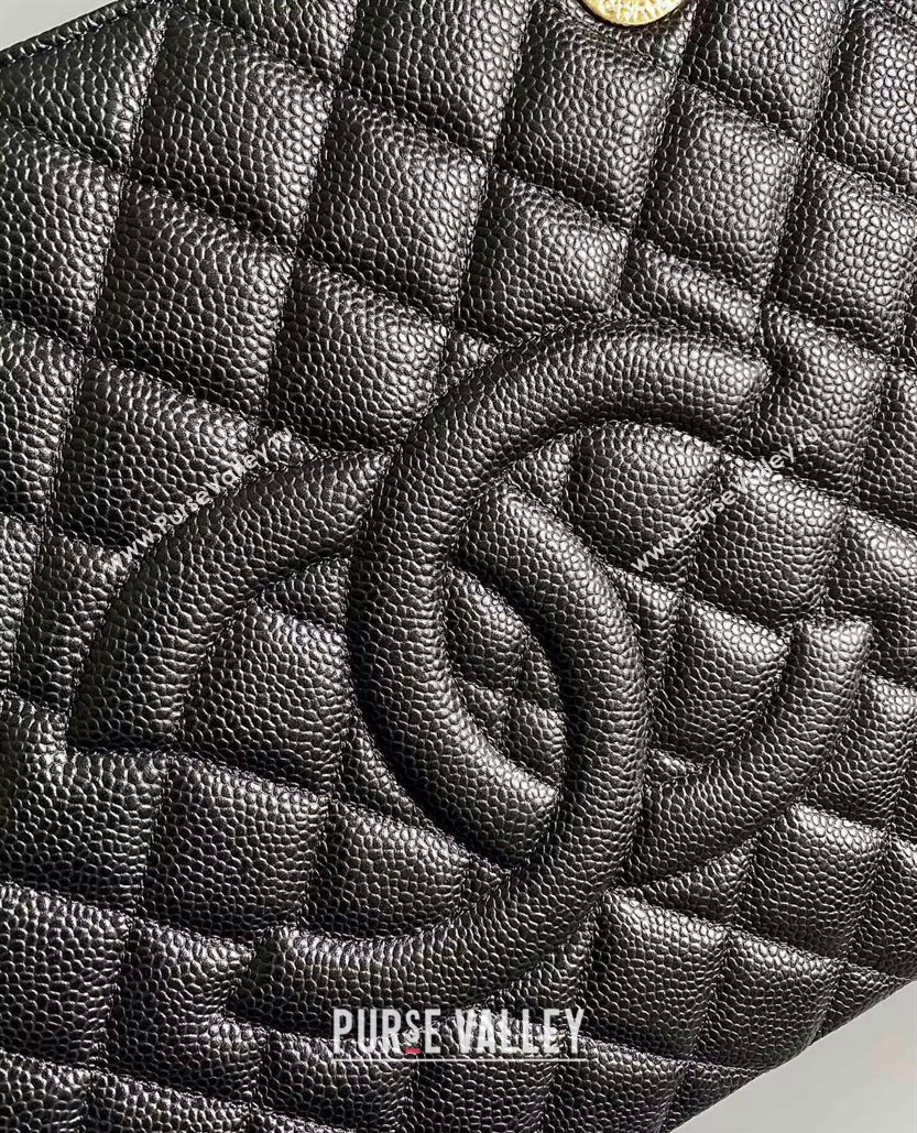 Chanel Grand Shopping Tote GST Bag in Grained Calfskin Black/Gold 2024 (YD-240807091)