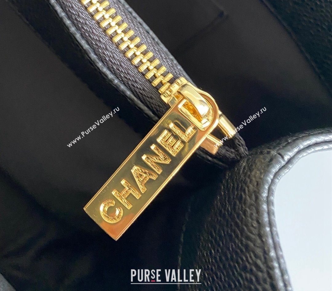 Chanel Grand Shopping Tote GST Bag in Grained Calfskin Black/Gold 2024 (YD-240807091)