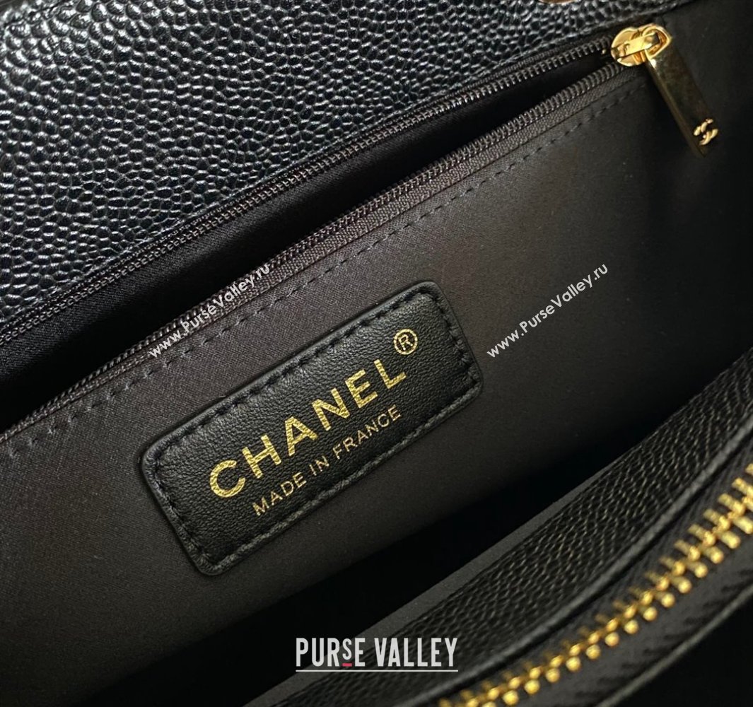 Chanel Grand Shopping Tote GST Bag in Grained Calfskin Black/Gold 2024 (YD-240807091)
