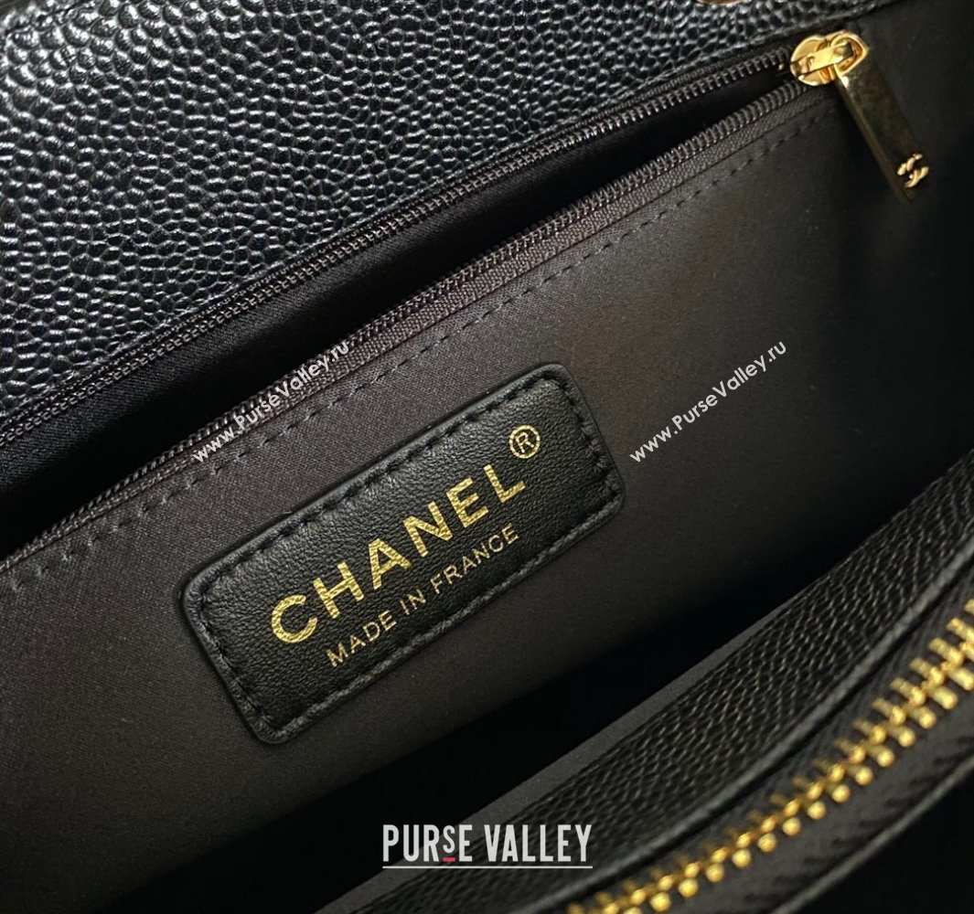 Chanel Grand Shopping Tote GST Bag in Grained Calfskin Black/Gold 2024 (YD-240807091)