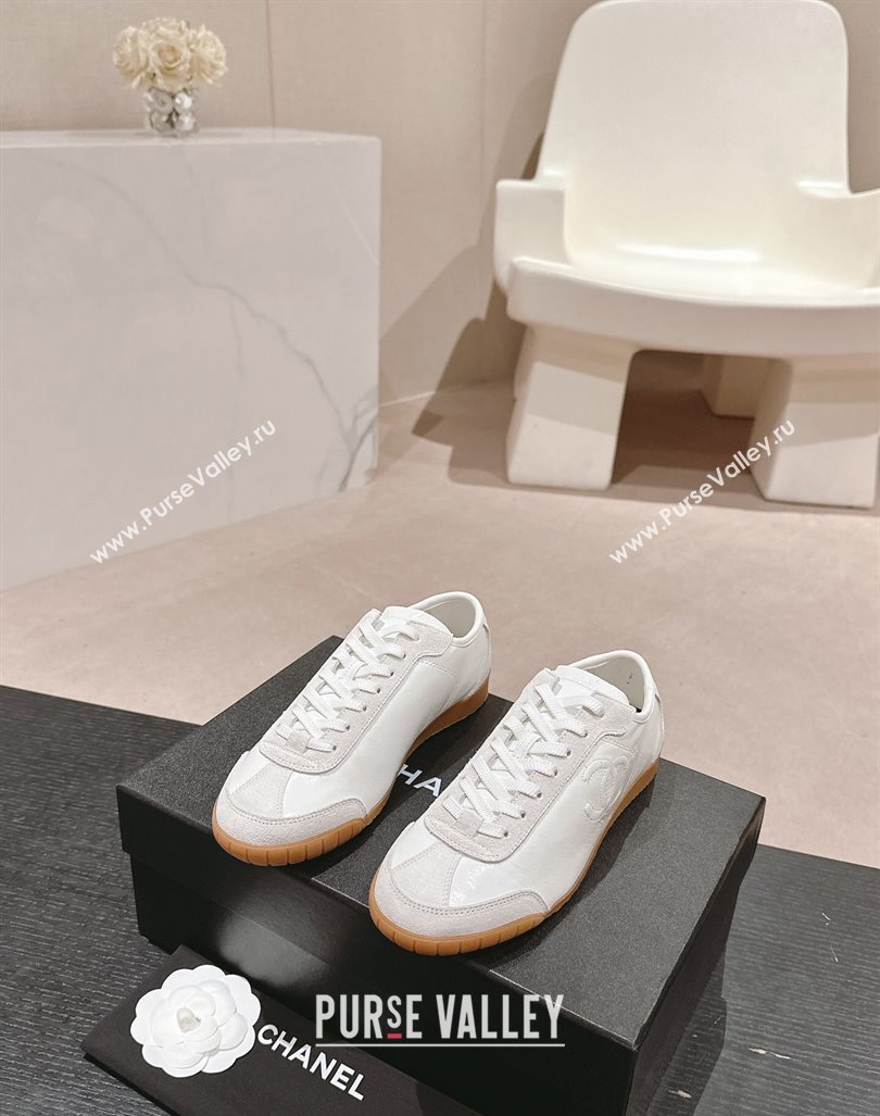 Chanel Calfskin Sneakers White 2024 G45996 (MD-240816111)