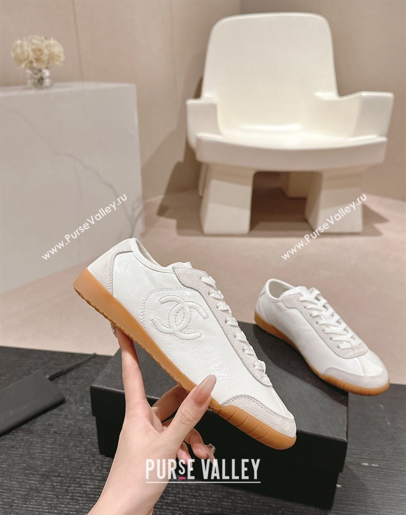 Chanel Calfskin Sneakers White 2024 G45996 (MD-240816111)