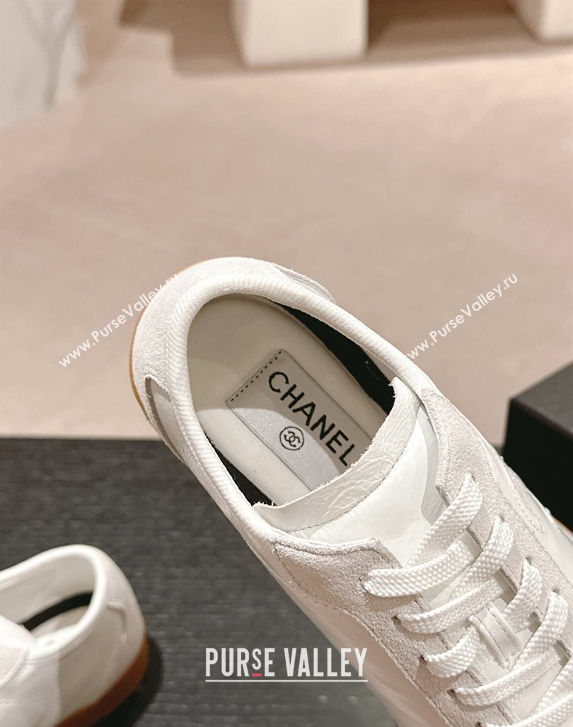 Chanel Calfskin Sneakers White 2024 G45996 (MD-240816111)