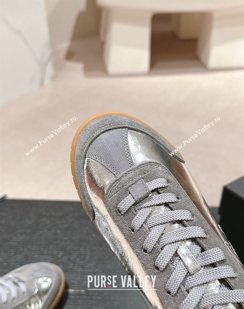 Chanel Calfskin Sneakers Silver 2024 G45996 (MD-240816112)