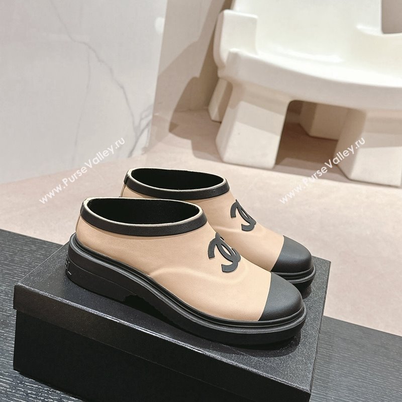 Chanel Rubber Ankle Rain Boots Beige 2024 081702 (MD-240817005)