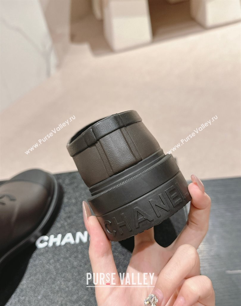 Chanel Rubber Ankle Rain Boots Grey 2024 081702 (MD-240817009)