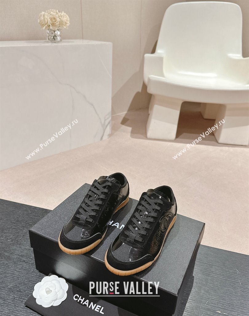 Chanel Calfskin Sneakers Black 2024 G45996 (MD-240816113)