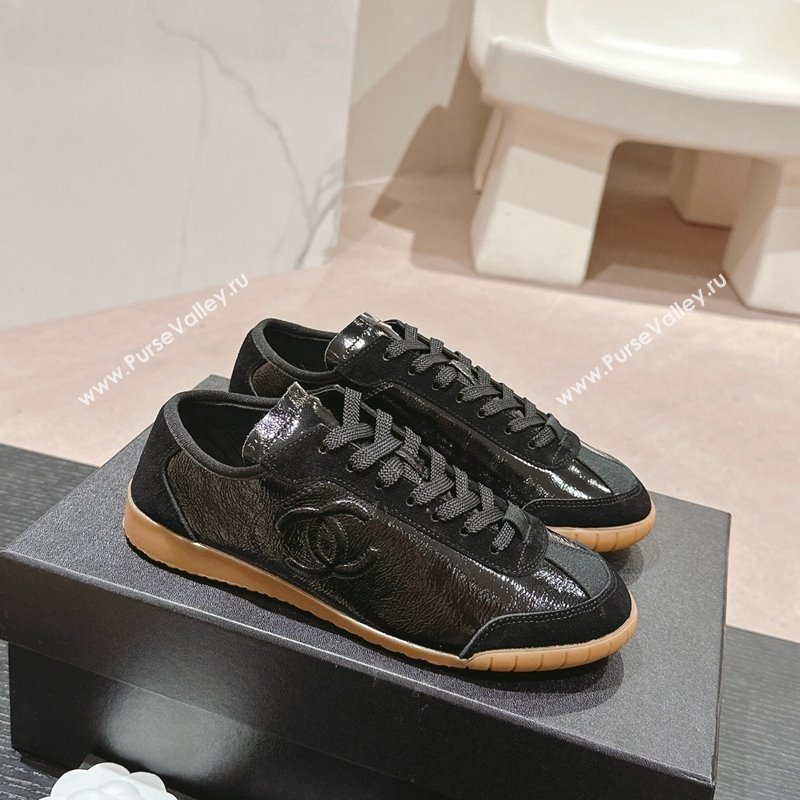 Chanel Calfskin Sneakers Black 2024 G45996 (MD-240816113)