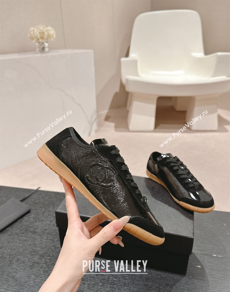 Chanel Calfskin Sneakers Black 2024 G45996 (MD-240816113)