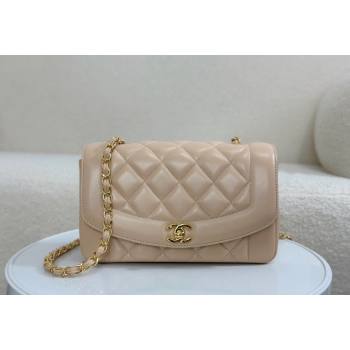 Chanel Vintage Lambskin Flap bag Beige 2024 AS2221 (SM-240829076)