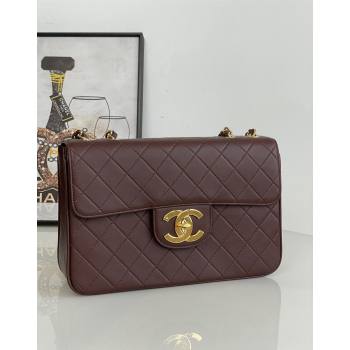 Chanel Vintage Lambskin Flap bag Brown 2024 A2222 668118 (yezi-240830063)