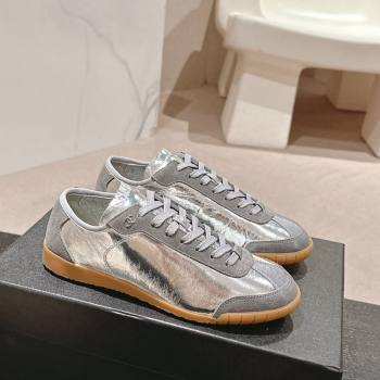 Chanel Calfskin Suede Sneakers Silver 2024 CH091024 (MD-240910128)