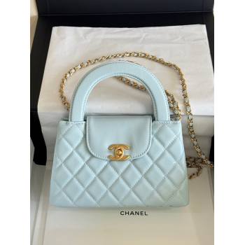 Chanel Shiny Calfskin Mini Shopping Bag AS4416 Cream White 2024 (YD-240927061)