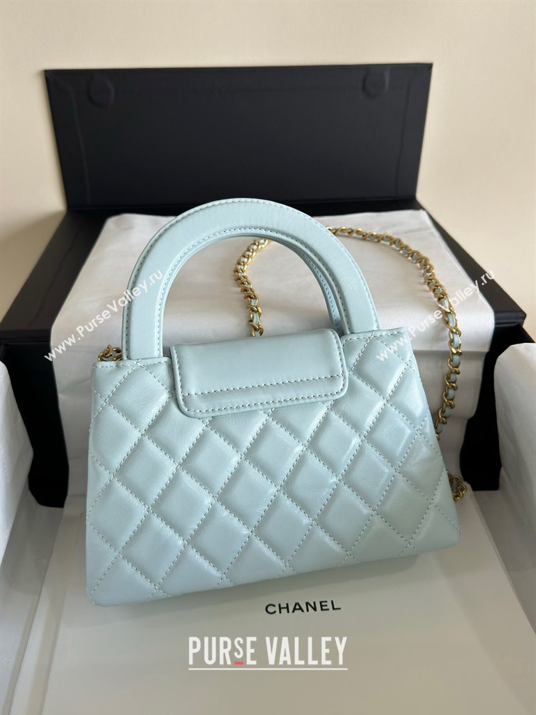 Chanel Shiny Calfskin Mini Shopping Bag AS4416 Cream White 2024 (YD-240927061)