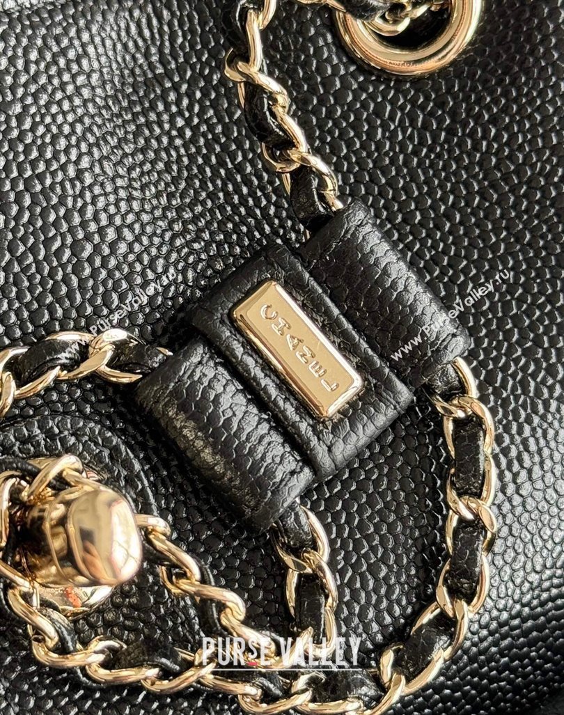 Chanel Grained Calfskin Backpack Bag AS3860 Black 2024 (yezi-240926067)