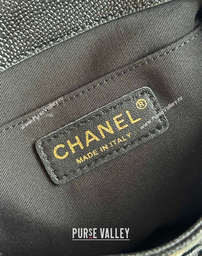 Chanel Grained Calfskin Backpack Bag AS3860 Black 2024 (yezi-240926067)