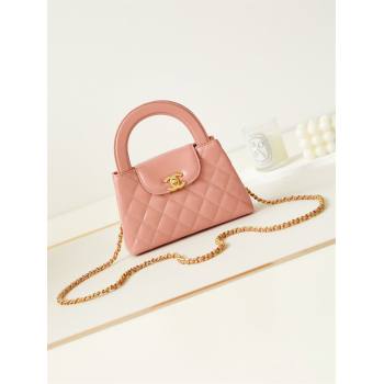 Chanel Shiny Calfskin Mini Shopping Bag AS4416 Pink2 2024 (GEN-240927057)