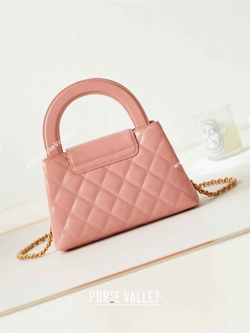 Chanel Shiny Calfskin Mini Shopping Bag AS4416 Pink2 2024 (GEN-240927057)