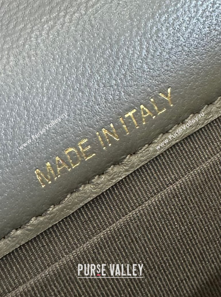 Chanel Patent Calfskin Flap Phone Holder with Chain AP3226 Grey 2024 (YD-241106032)