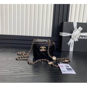 Chanel Lambskin Clutch with Chain AP4302 Black 2024 (yezi-241106109)