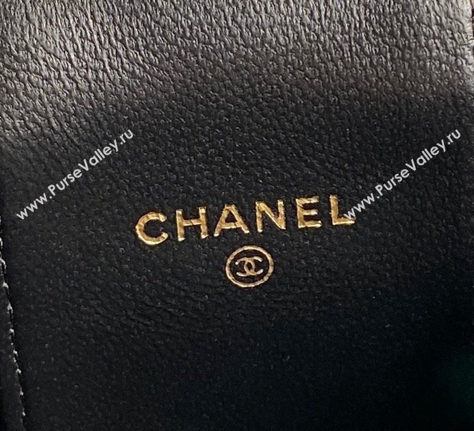 Chanel Lambskin Clutch with Chain AP4302 Black 2024 (yezi-241106109)