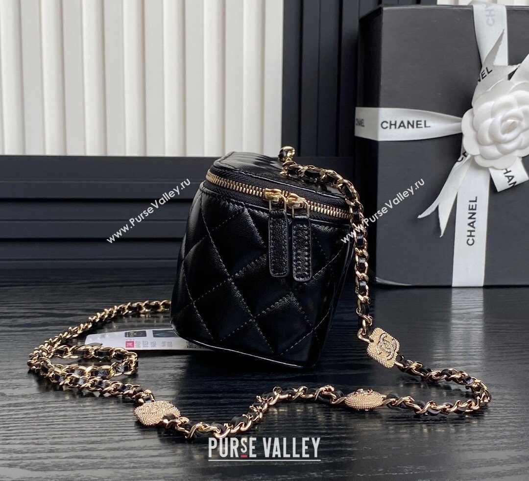 Chanel Lambskin Clutch with Chain AP4301 Black 2024 (yezi-241106113)