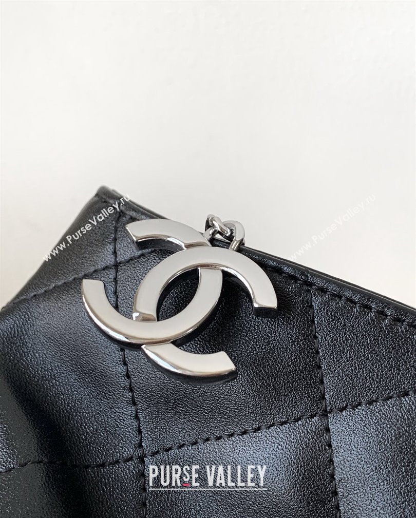 Chanel Lambskin Medium Hobo bag Black 2024 CH110703 (yezi-241107082)