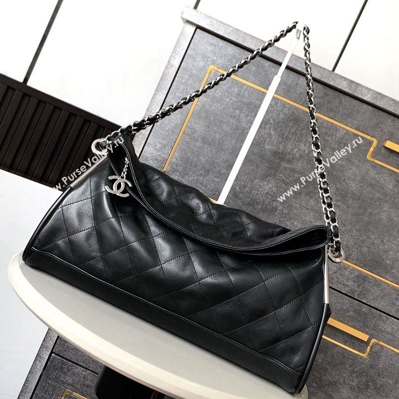 Chanel Lambskin Large Hobo bag Black 2024 CH110703 (yezi-241107084)