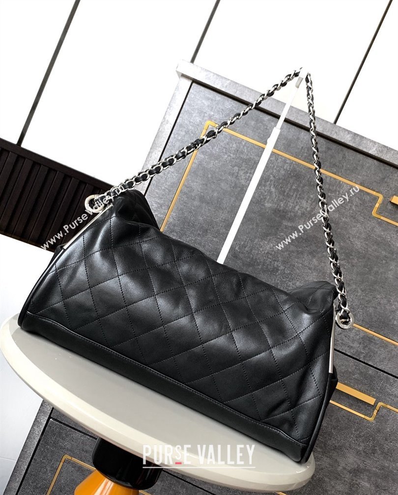 Chanel Lambskin Large Hobo bag Black 2024 CH110703 (yezi-241107084)