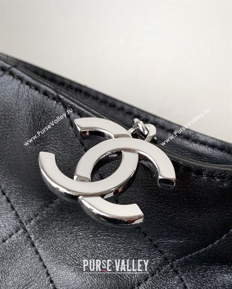 Chanel Lambskin Large Hobo bag Black 2024 CH110703 (yezi-241107084)