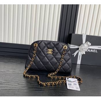 Chanel Grained Shiny Calfskin Medium Bowling bag AS5138 2024 (yezi-241107120)