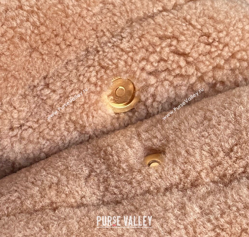 Chanel 22 Shearling Shopping Bag AS3261 Light Brown 2024 (yezi-241207008)