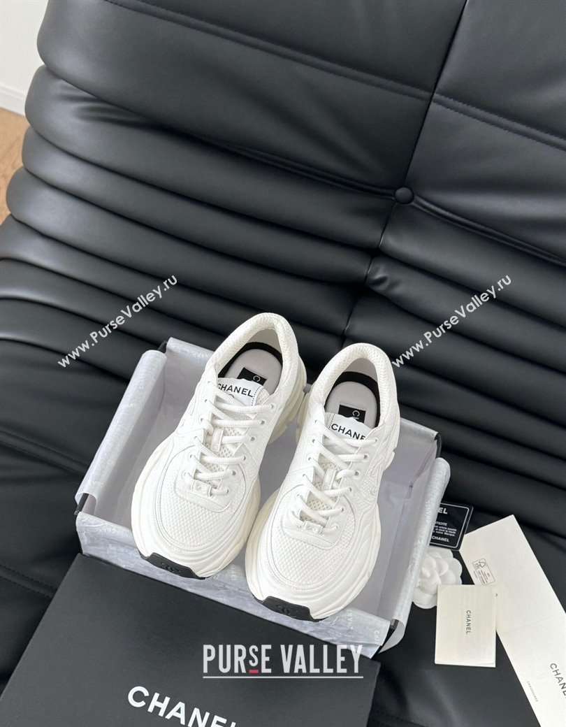 Chanel Mesh Calfskin Sneakers White Upper 2024 CH010203 (MD-240102020)