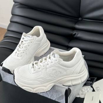 Chanel Mesh Calfskin Sneakers White Upper 2024 CH010203 (MD-240102020)