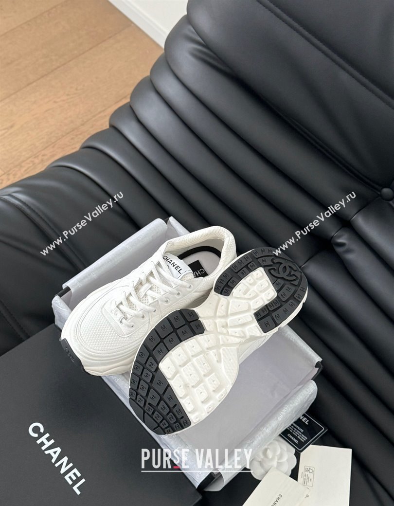 Chanel Mesh Calfskin Sneakers White Upper 2024 CH010203 (MD-240102020)