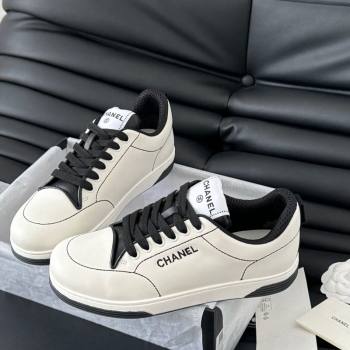 Chanel Calfskin Sneakers with Stitches White 2024 G46076 (MD-240102038)